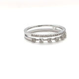 Double Row Diamond Ring
