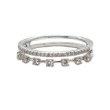Double Row Diamond Ring