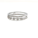 Double Row Diamond Ring