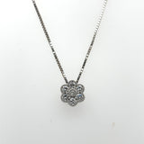 Lab Grown Diamond Flower Necklace