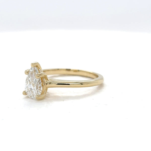 Pear Diamond Engagement Ring