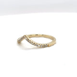 Chevron Diamond Ring