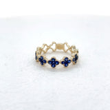 Sapphire Clover Band