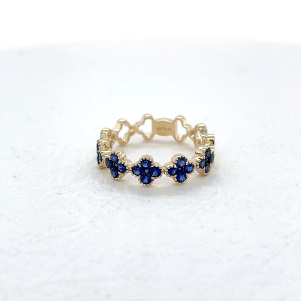 Sapphire Clover Band
