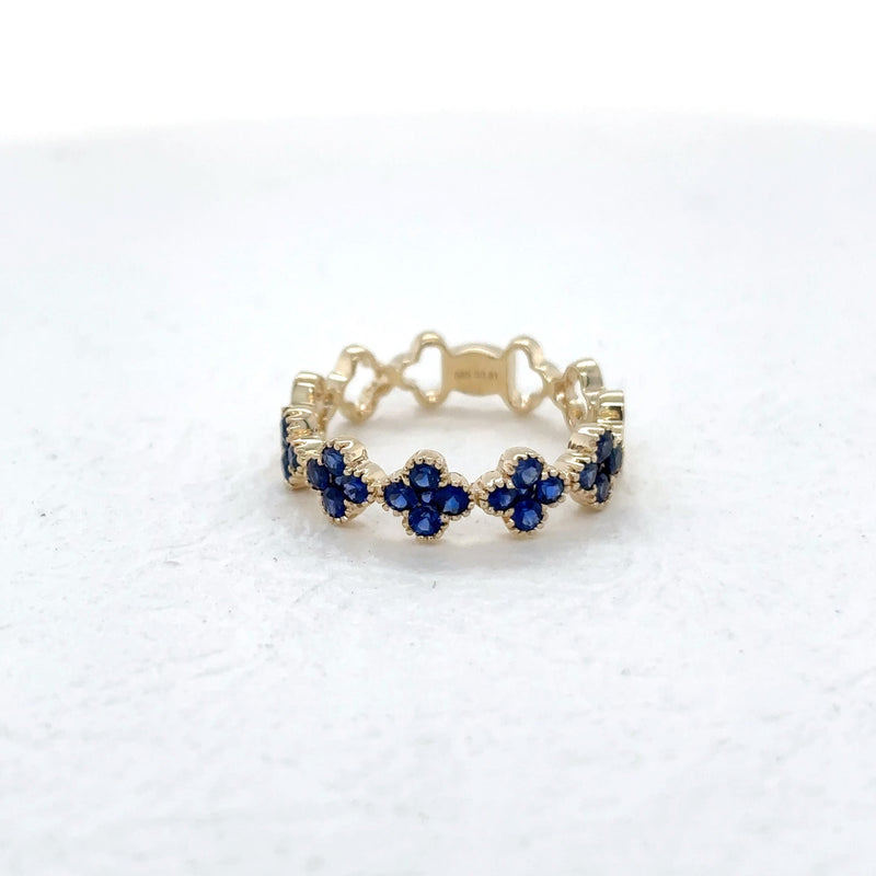 Sapphire Clover Band