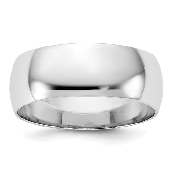 Half Round Wedding Band