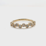 Wavy Bubble Diamond Band