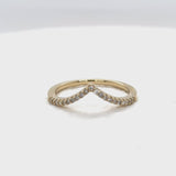 Chevron Diamond Ring