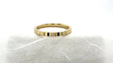 14k Yellow Gold Luna Fluted Band By Mohr Creations