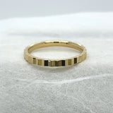 14k Yellow Gold Luna Fluted Band By Mohr Creations