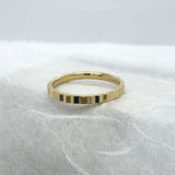 14k Yellow Gold Luna Fluted Band By Mohr Creations