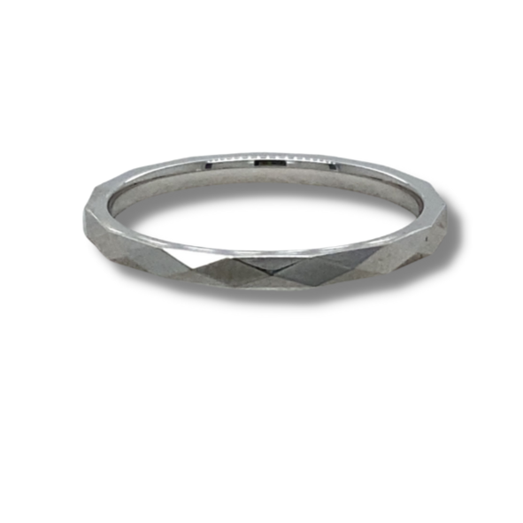 14k White Gold Stella Band By Mohr Creations